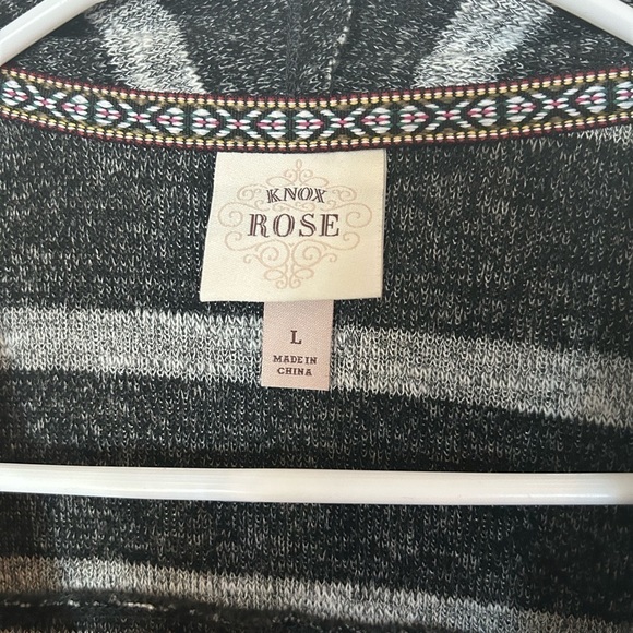 Knox Rose, large oversized long line, open front cardigan - Picture 4 of 11